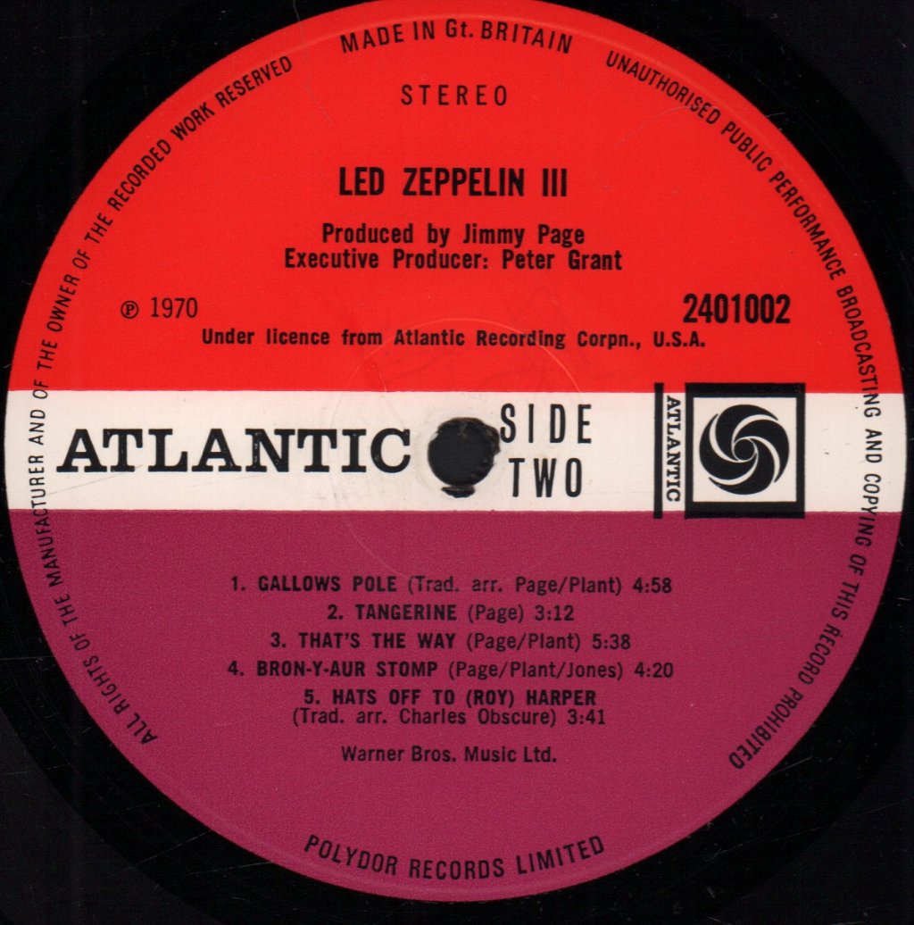 Led Zeppelin - 3 - Lp