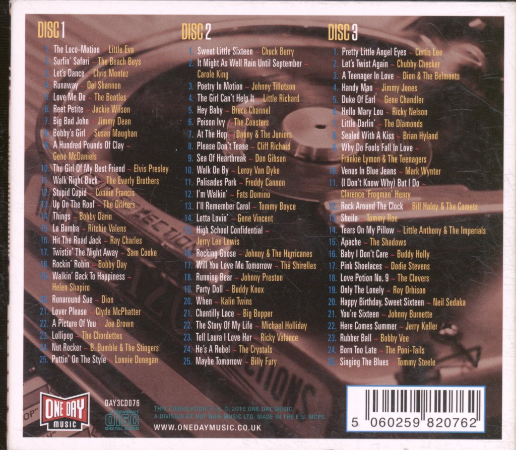 Various Artists - Ultimate Jukebox Hits Of The '50s & '60s - Cd Set