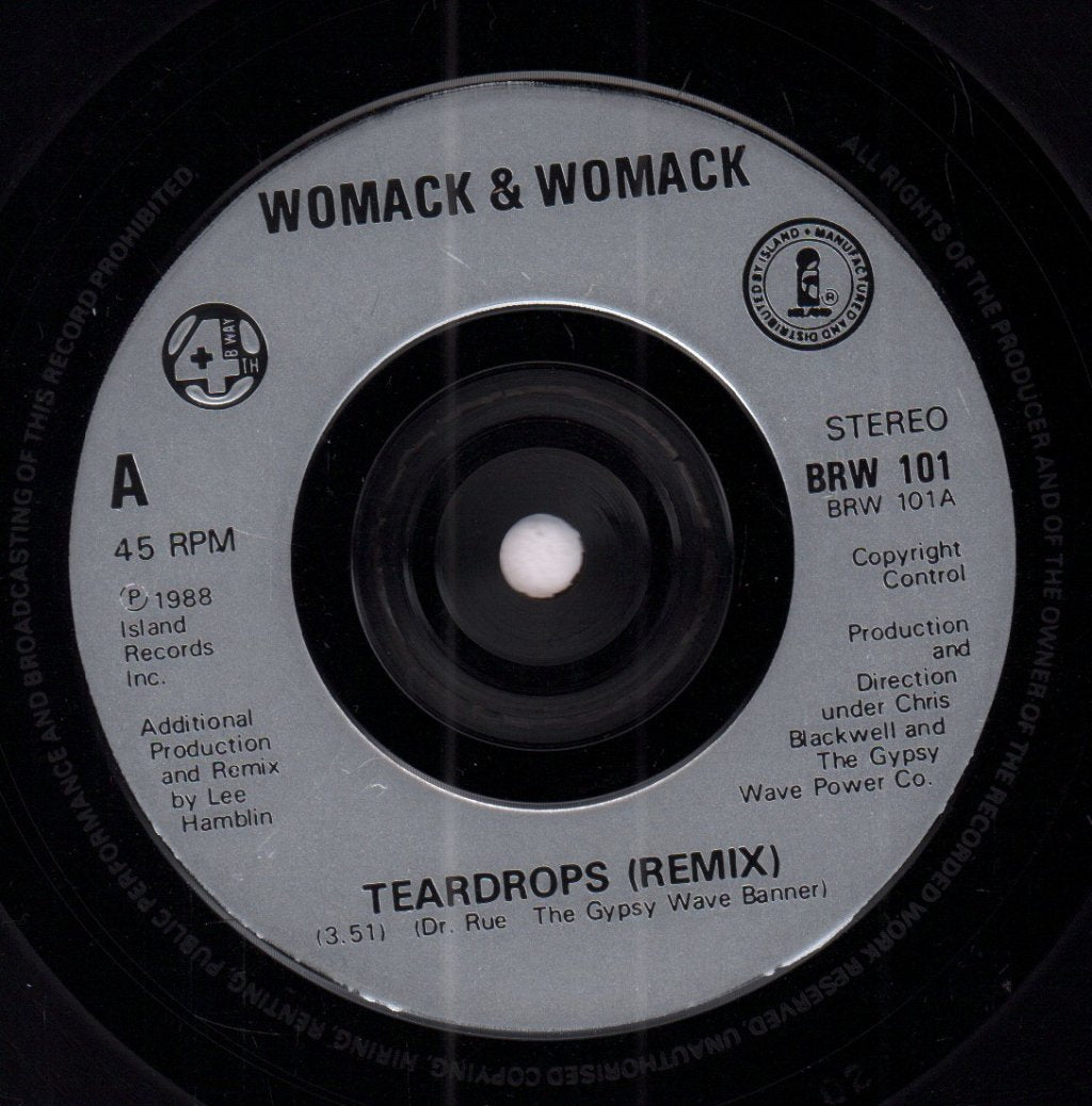 Womack And Womack - Teardrops - 7 Inch