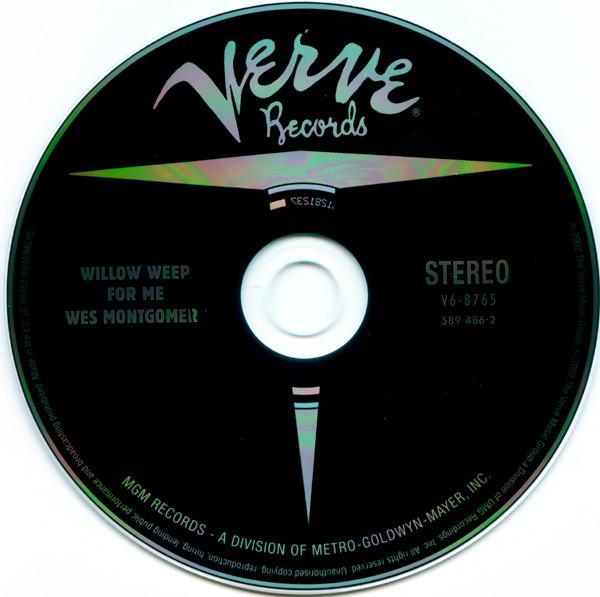 Wes Montgomery - Willow Weep For Me - Cd