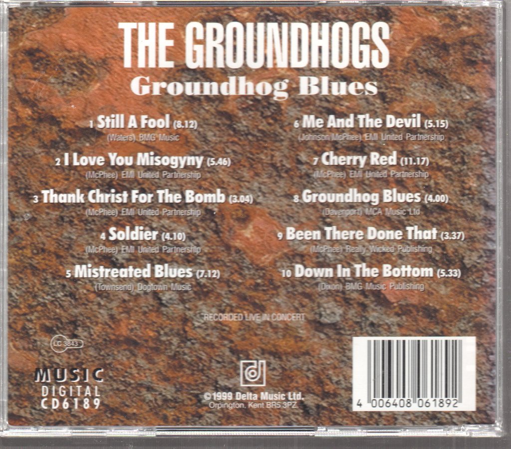 Groundhogs - Groundhog Blues - Cd