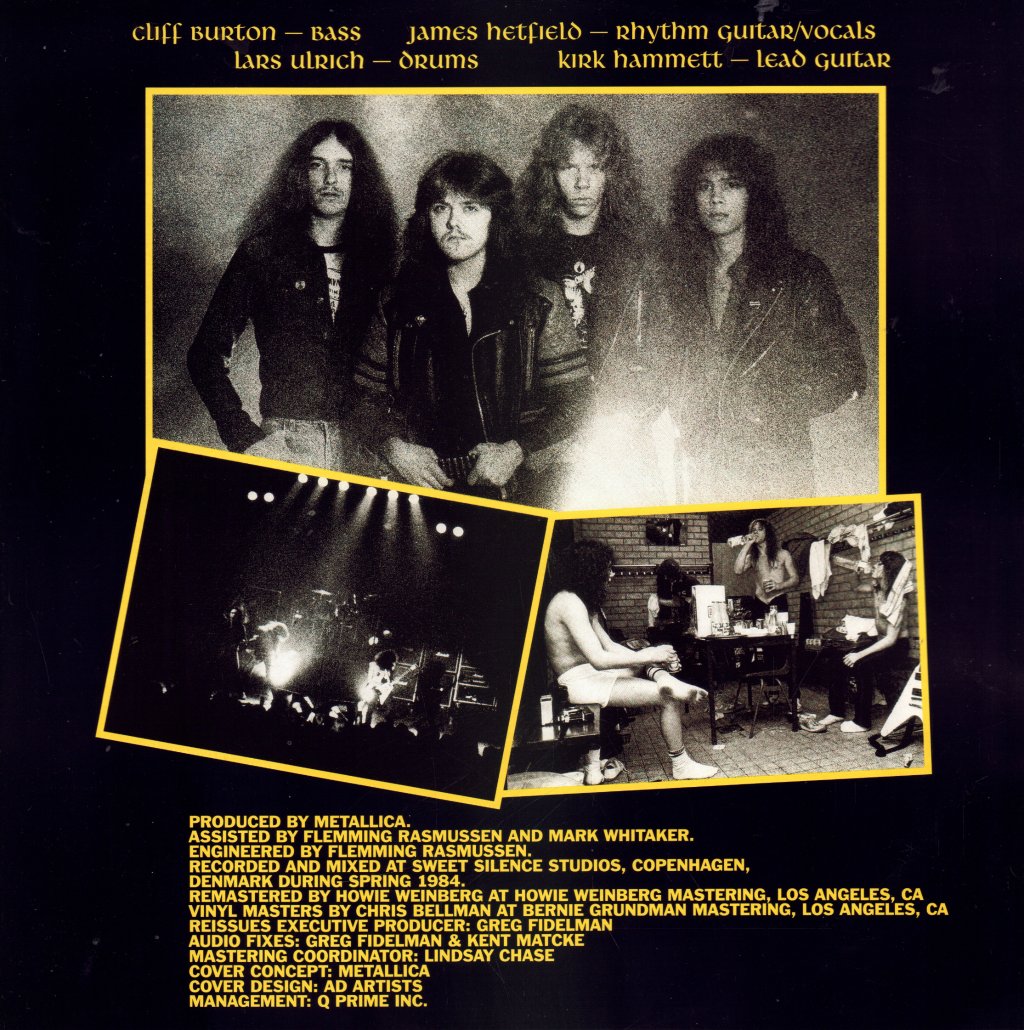 Metallica - Ride The Lightning - Lp