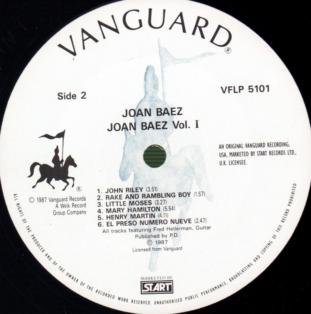 Joan Baez - Volume One - Lp