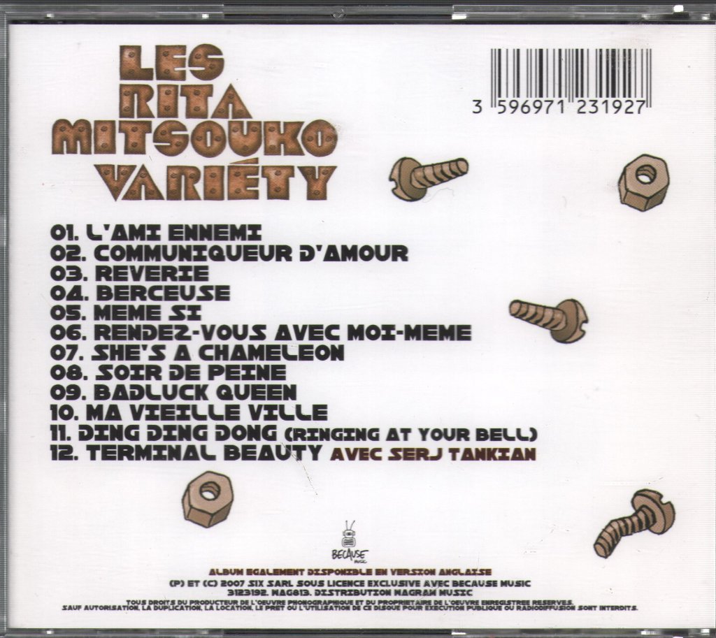 Les Rita Mitsouko - Variéty - Cd
