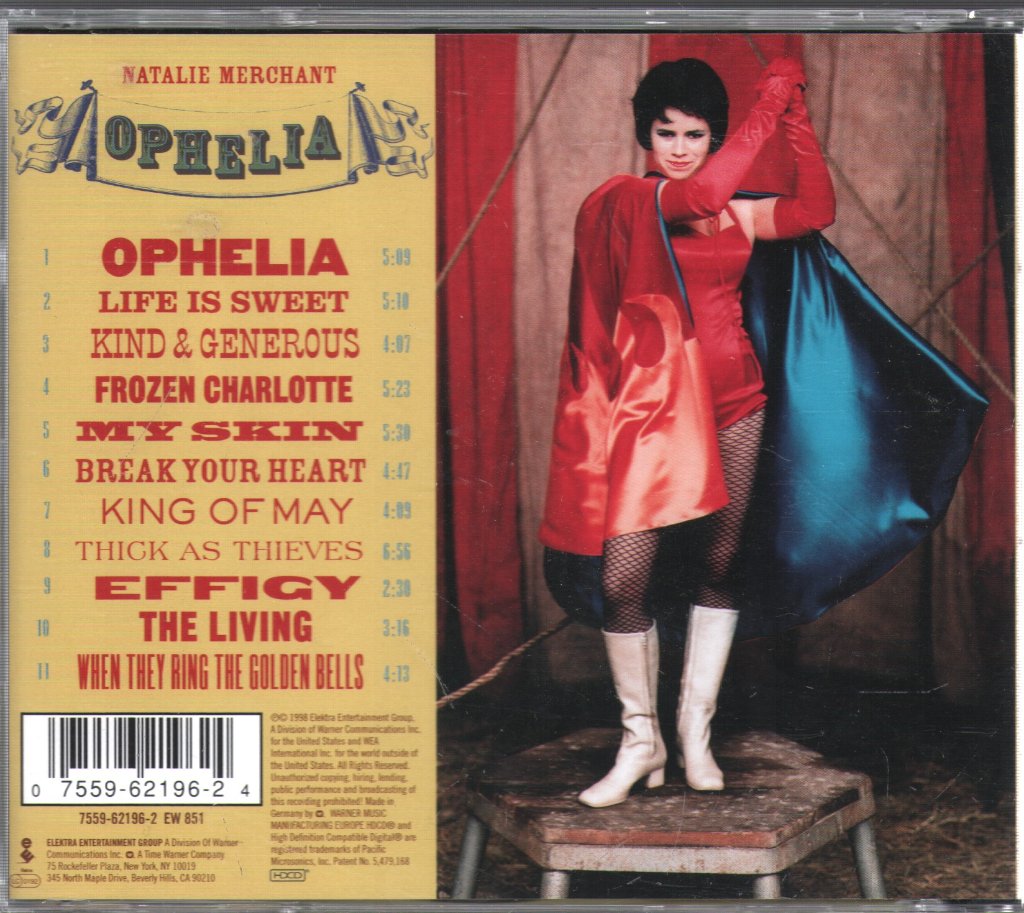 Natalie Merchant - Ophelia - Cd