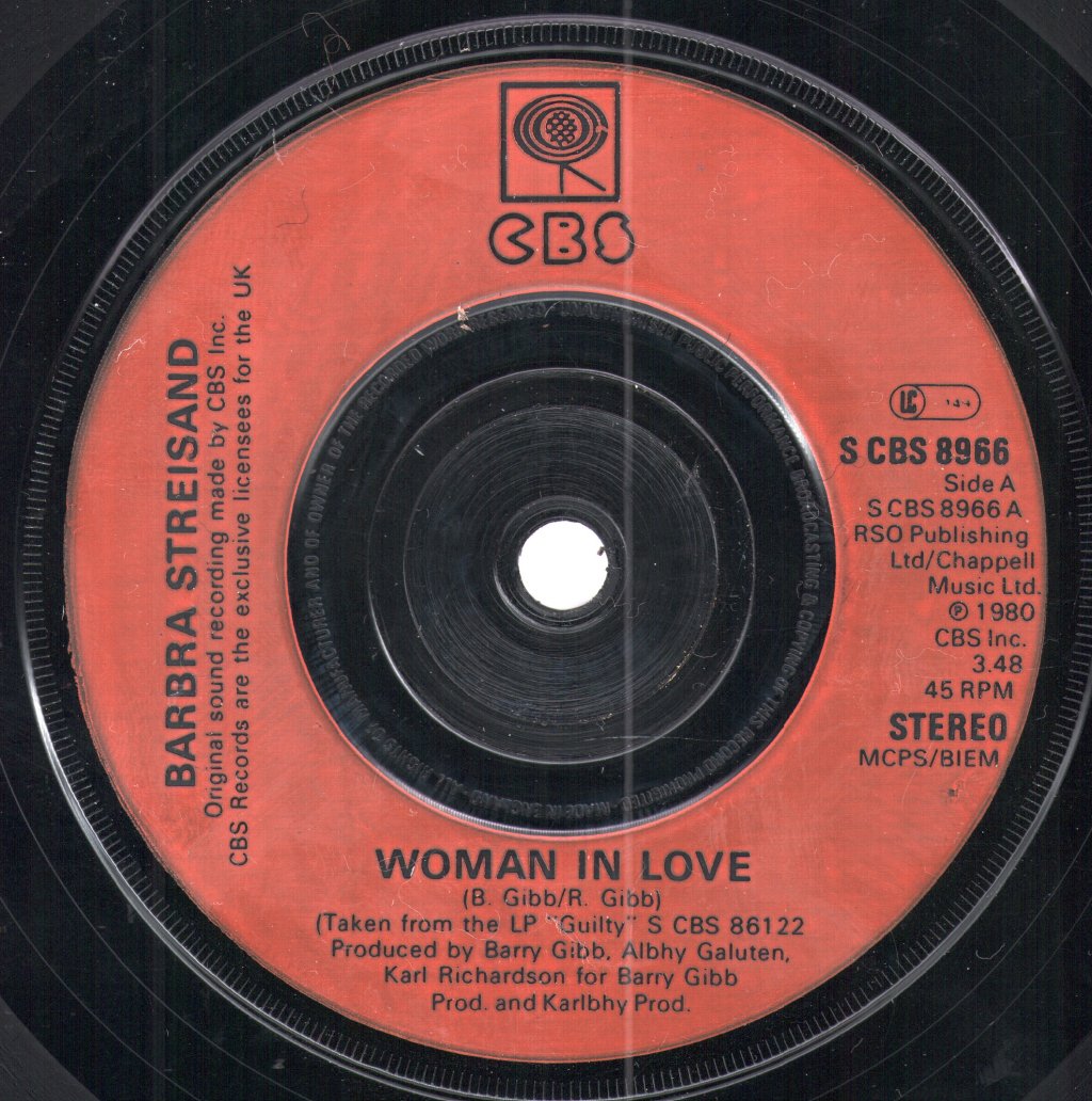 Barbra Streisand - Woman In Love - 7 Inch