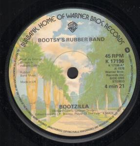 Bootsy's Rubber Band - Bootzilla - 7 Inch