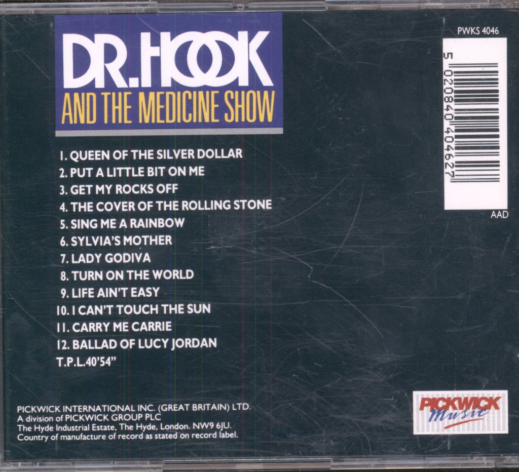 Dr. Hook & The Medicine Show - Sylvia's Mother And Other Great Tracks - Cd