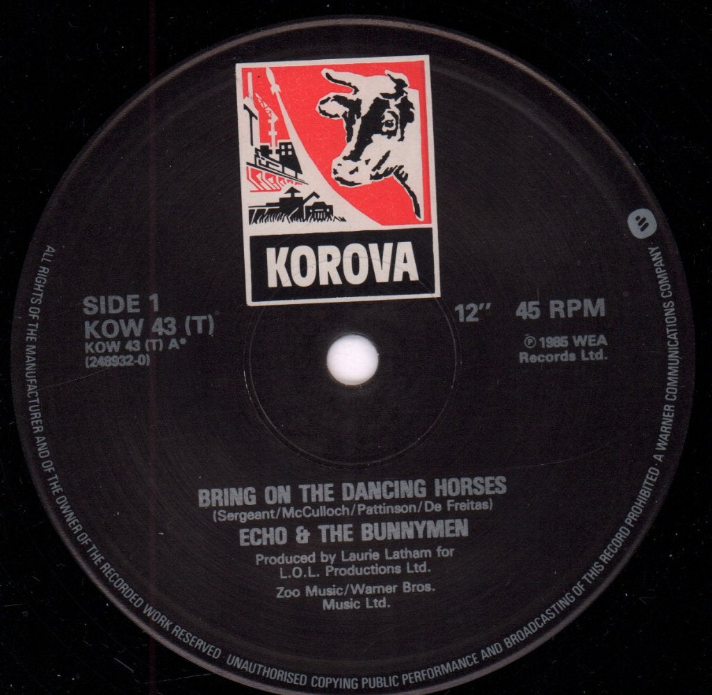 Echo And The Bunnymen - Bring On The Dancing Horses - 12 Inch