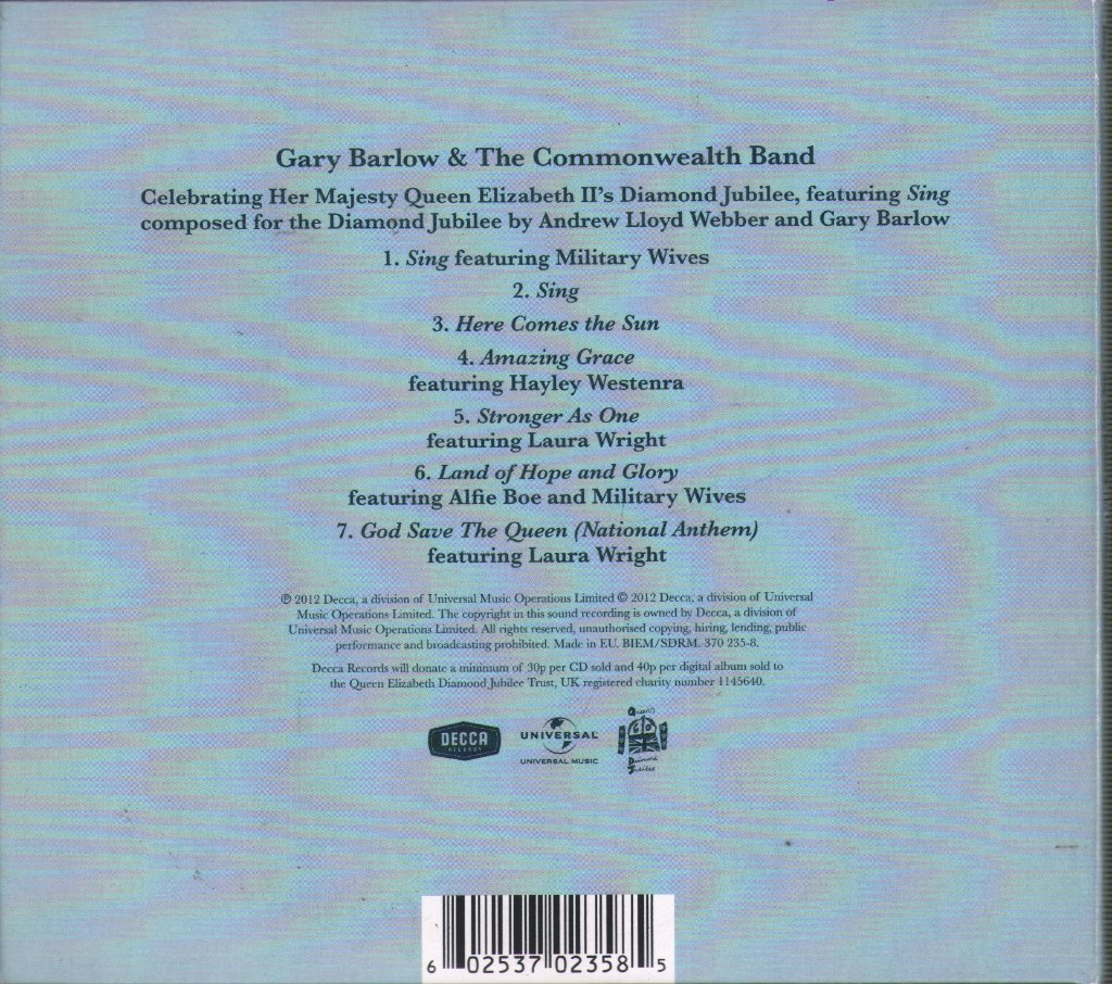 Gary Barlow - Sing - Cd