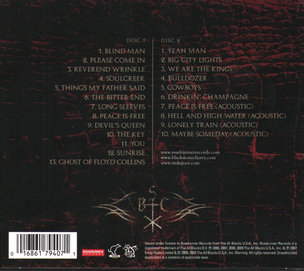 Black Stone Cherry - Folklore And Superstition - Double Cd