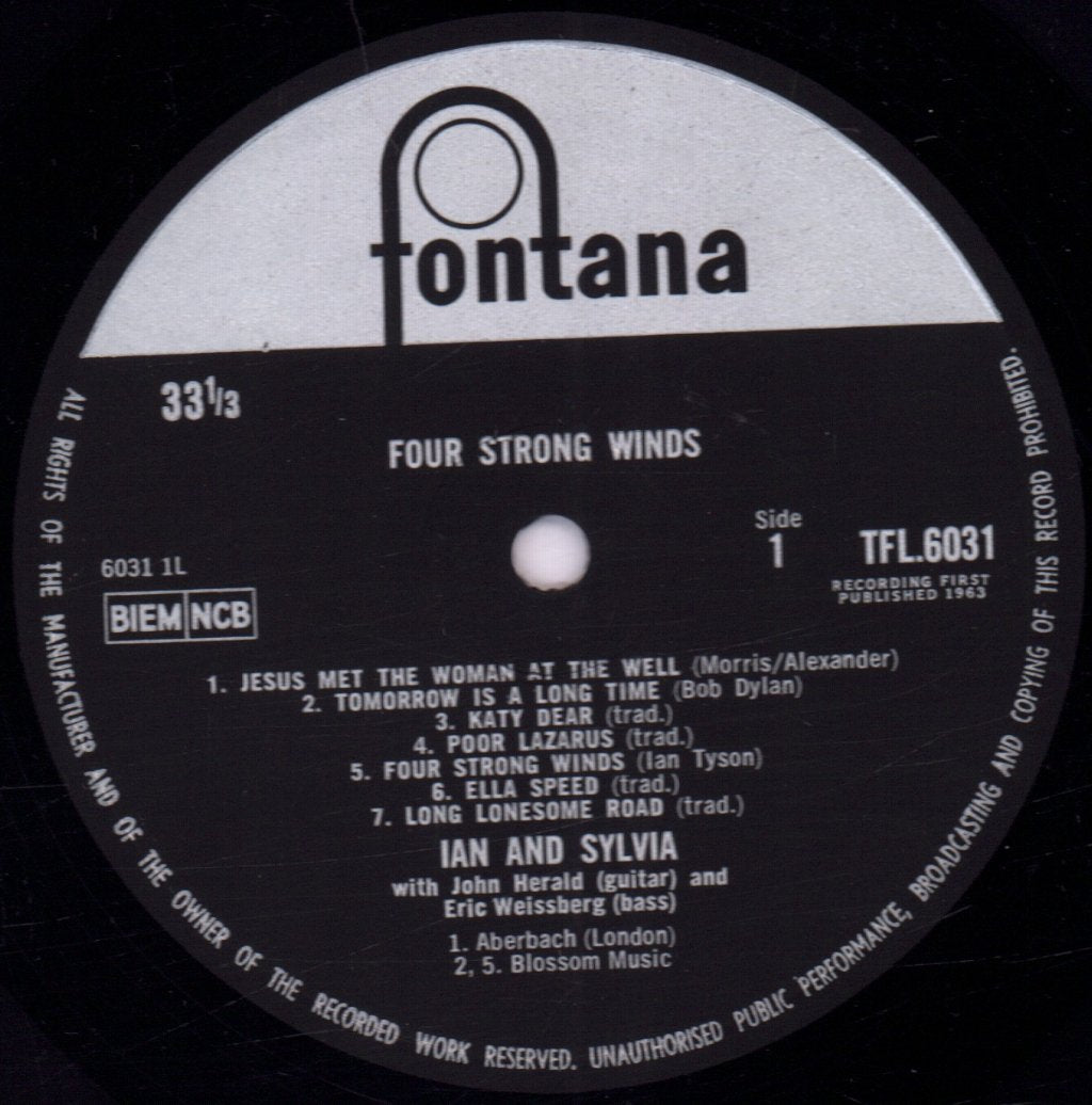 Ian And Sylvia - Four Strong Winds - Lp