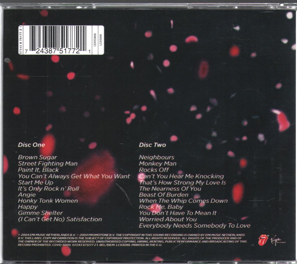 Rolling Stones - Live Licks - Double Cd