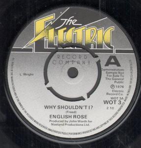 English Rose - Why Shouldn't I - 7 Inch