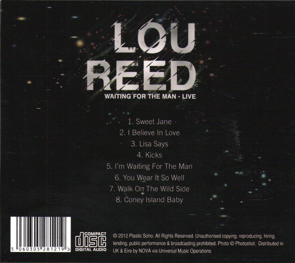 Lou Reed - Waiting For The Man - Live - Cd