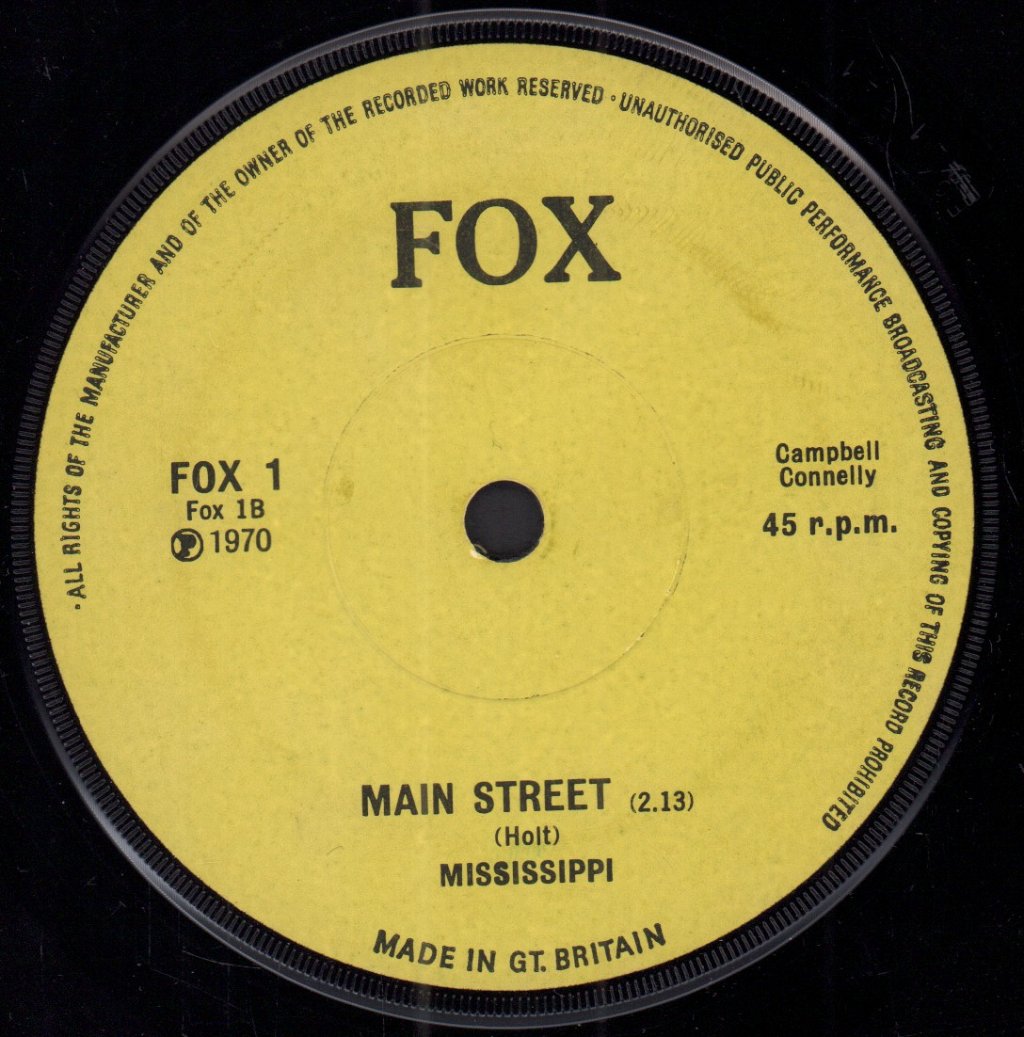 Mississippi - Mr Union Railway Man - 7 Inch