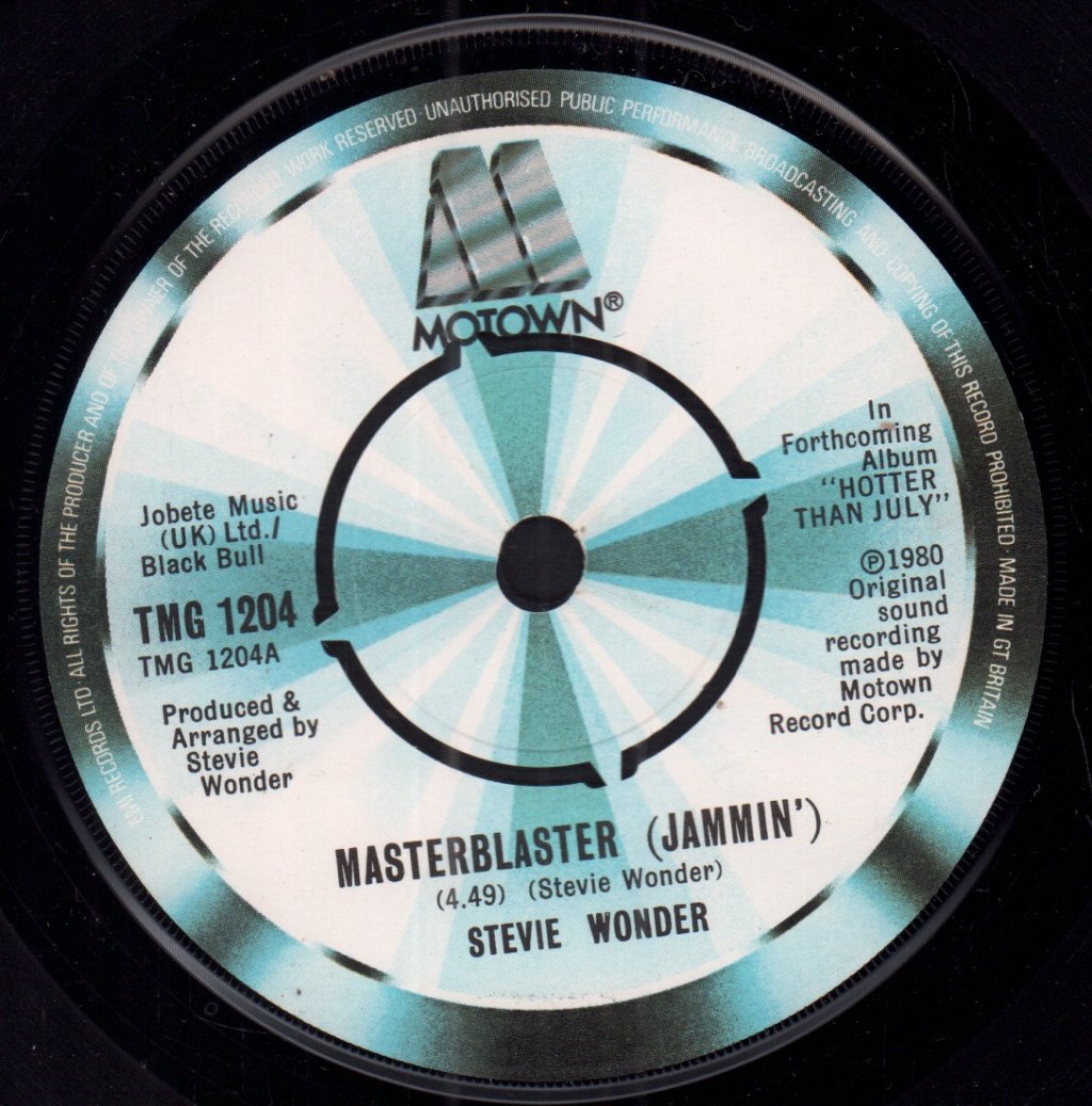 Stevie Wonder - Master Blaster - 7 Inch