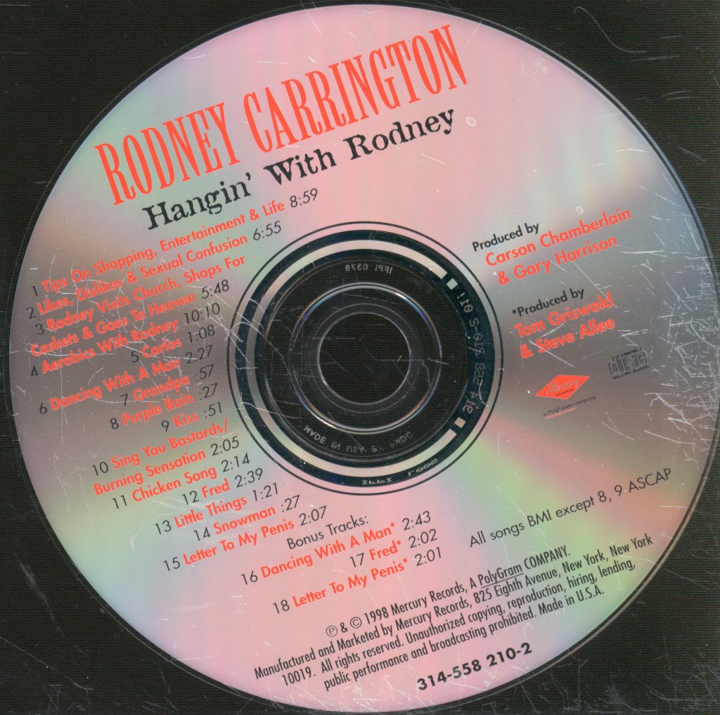 Rodney Carrington - Hangin' With Rodney - Cd