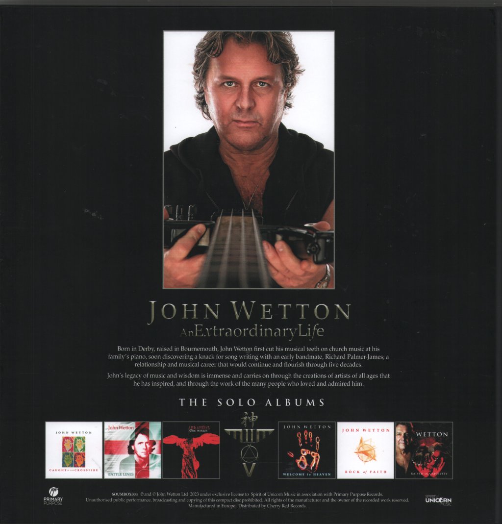 John Wetton - An Extraordinary Life (The Solo Albums) - Cd Set
