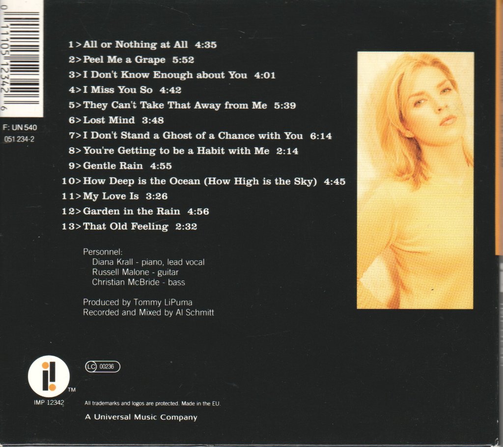 Diana Krall - Love Scenes - Cd