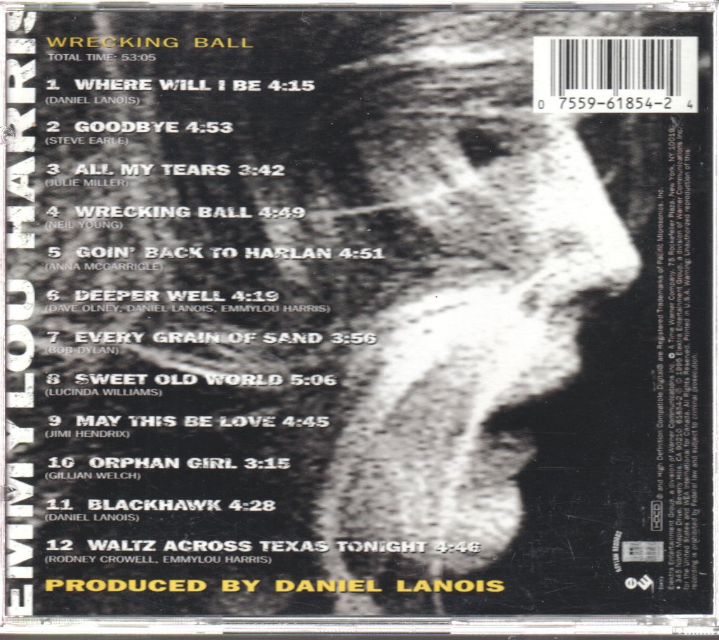 Emmylou Harris - Wrecking Ball - Cd