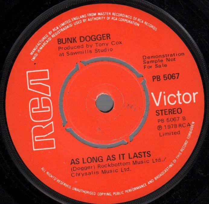 Bunk Dogger - You Know The Sandman - 7 Inch
