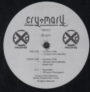 Cry Mary - Voodoo Chile - 12 Inch