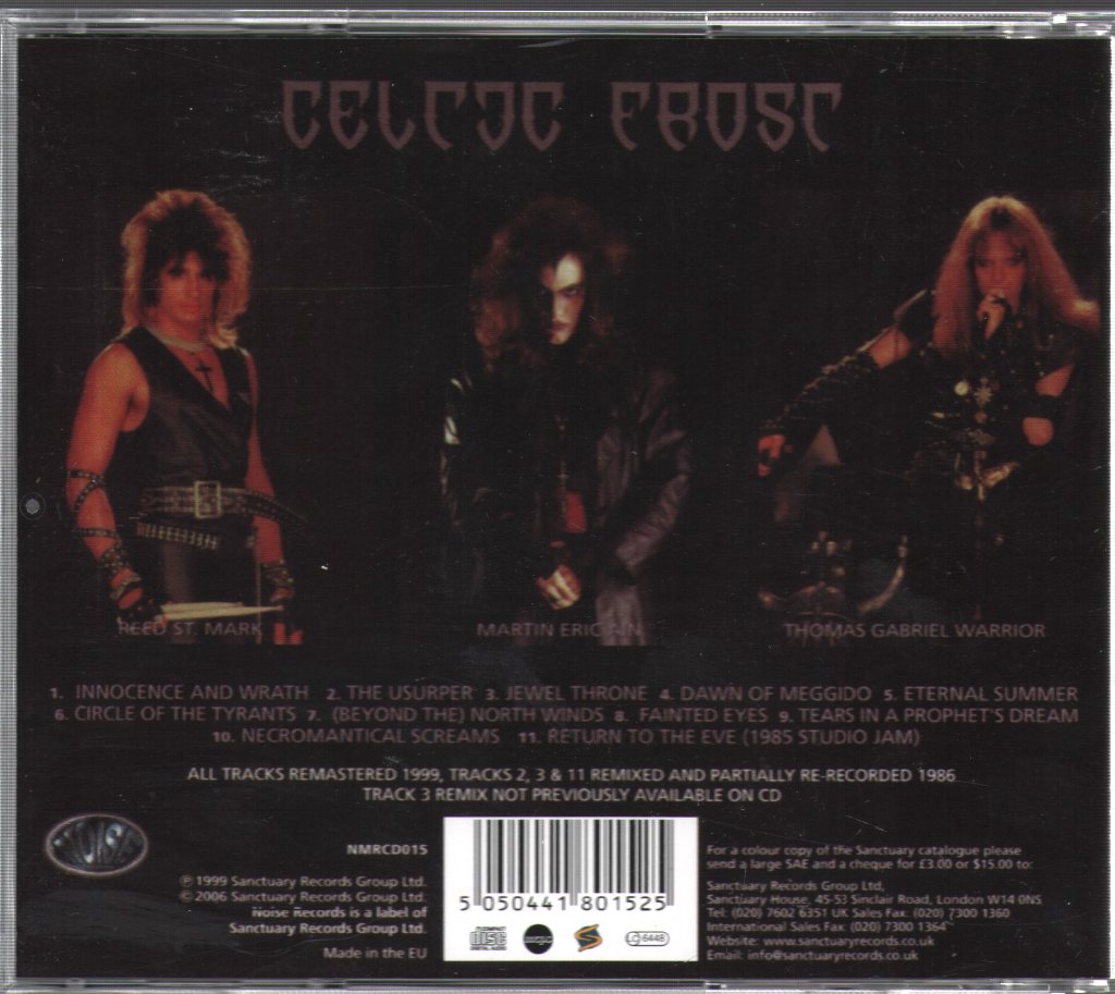 Celtic Frost - To Mega Therion - Cd