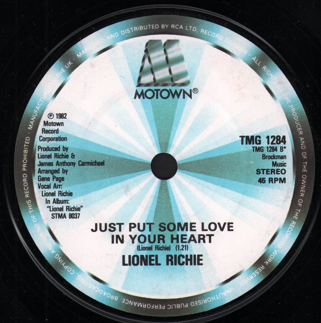 Lionel Richie - Truly - 7 Inch
