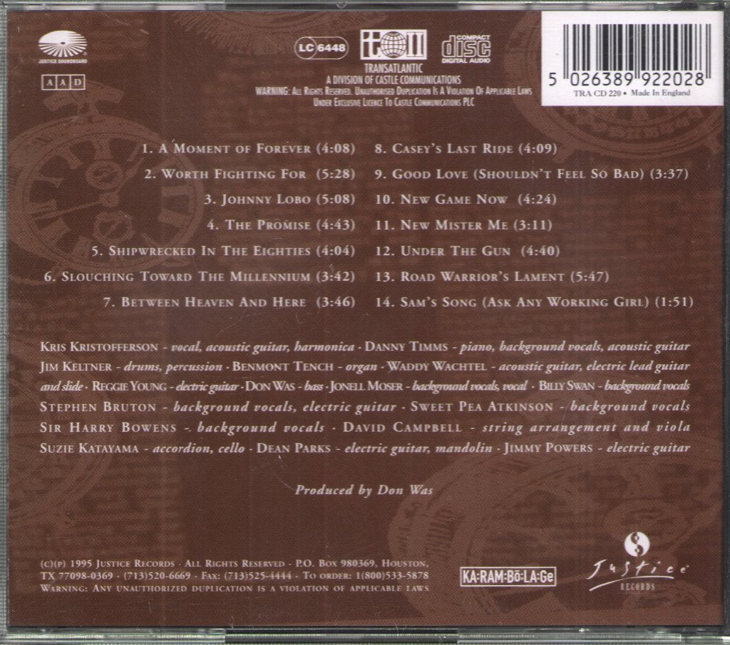 Kris Kristofferson - A Moment Of Forever - Cd