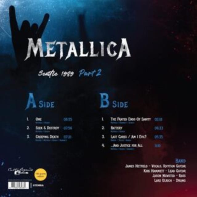 Metallica - Live In Seattle 1989 Part 2 - Lp