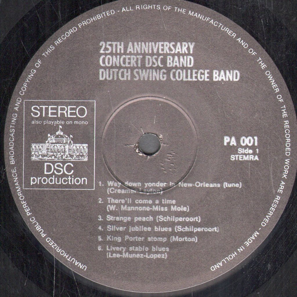 Dutch Swing College Band - 25th Anniversary Concert - Lp