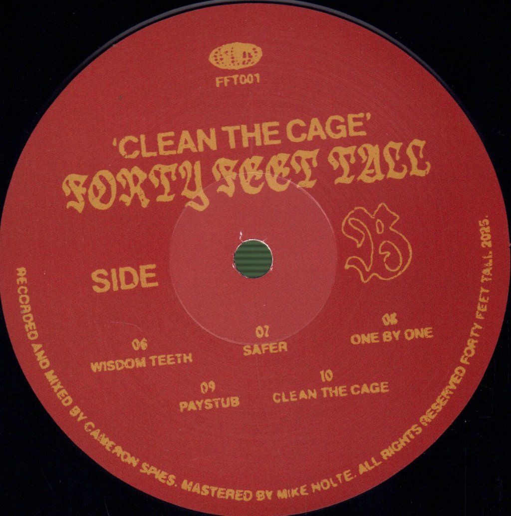 Forty Feet Tall - Clean The Cage - Lp