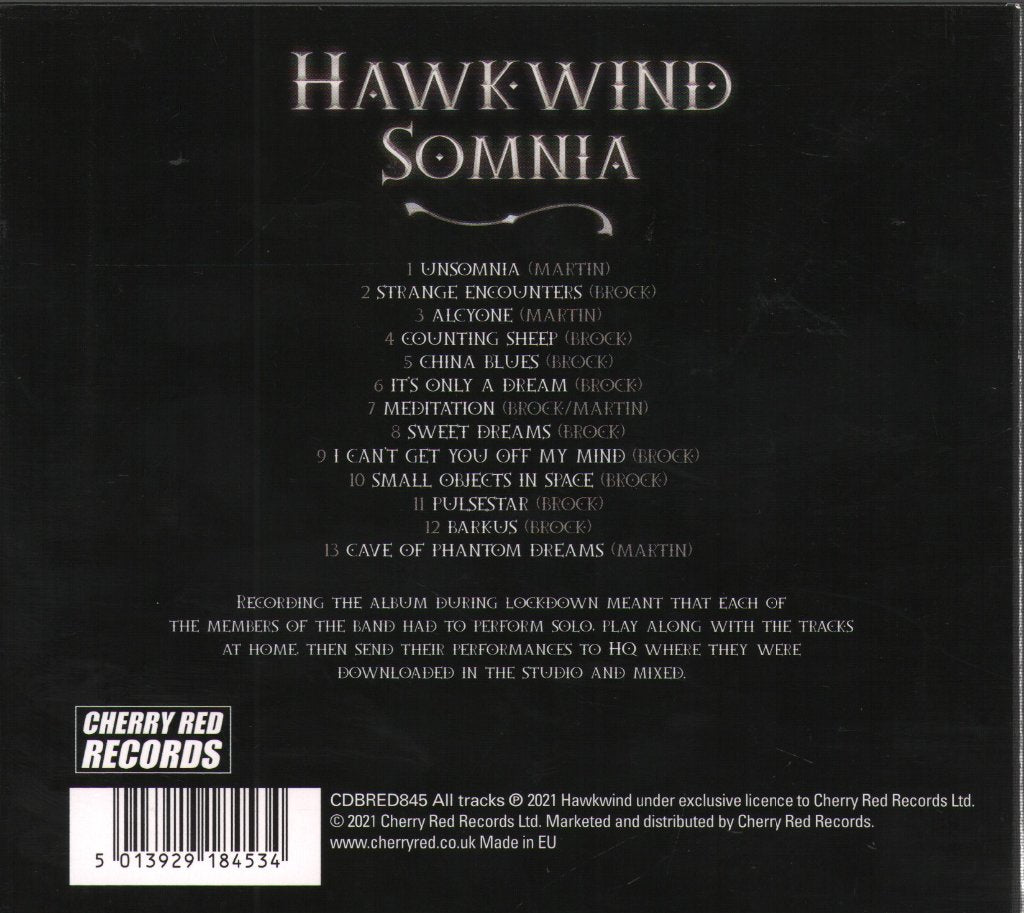 Hawkwind - Somnia - Cd