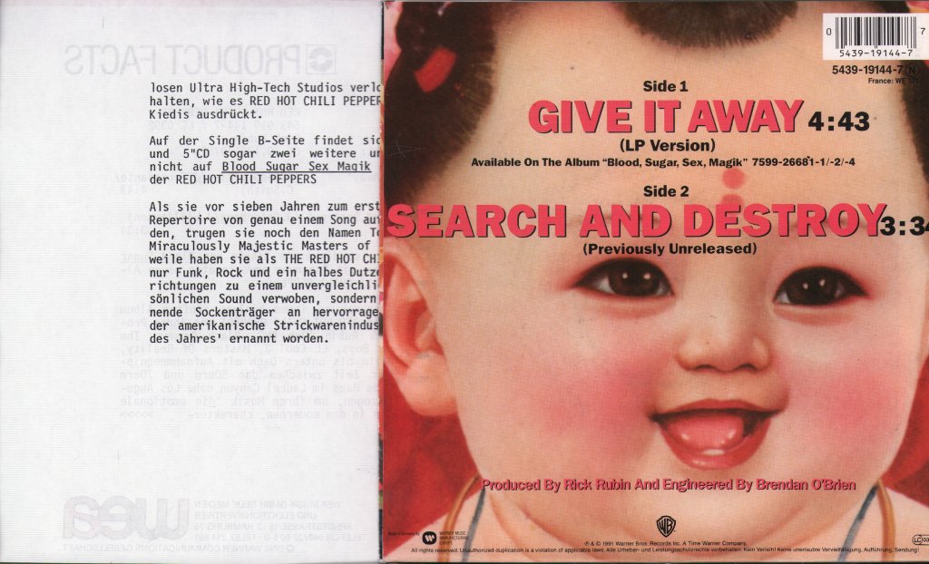 Red Hot Chili Peppers - Give It Away - 7 Inch