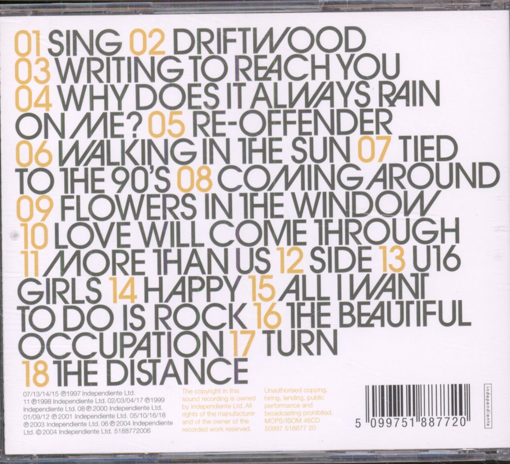 Travis - Singles - Cd