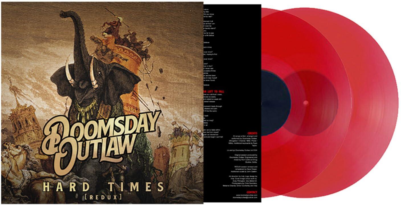 Doomsday Outlaw - Hard Times (Redux) (Red Transparent Vinyl) - Double Lp