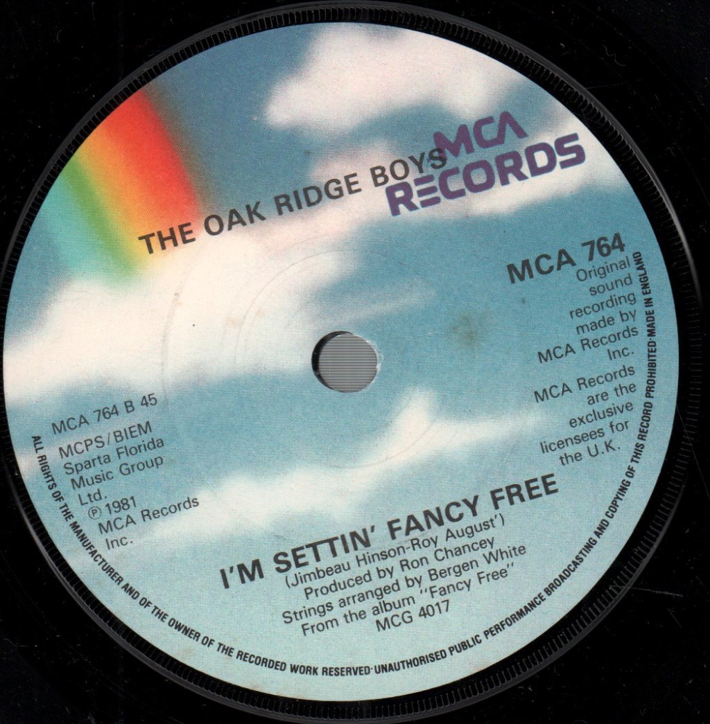 Oak Ridge Boys - I'll Be True To You - 7 Inch