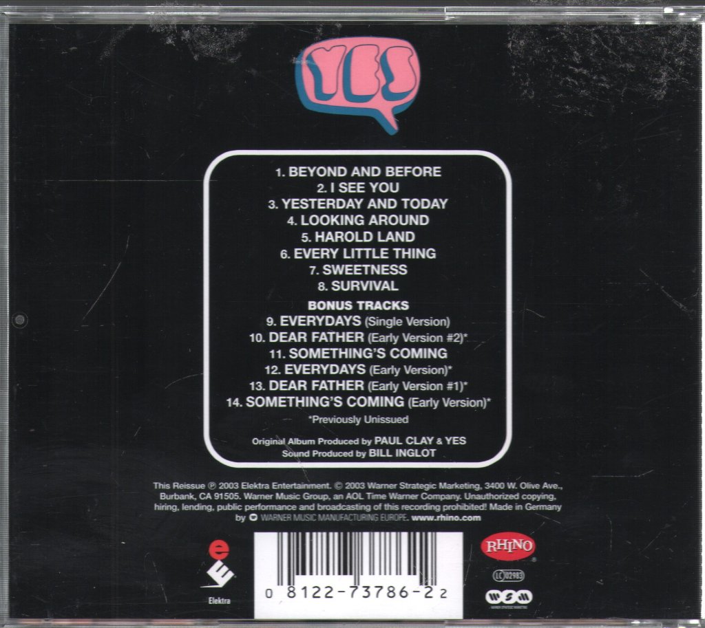 Yes - Yes - Cd