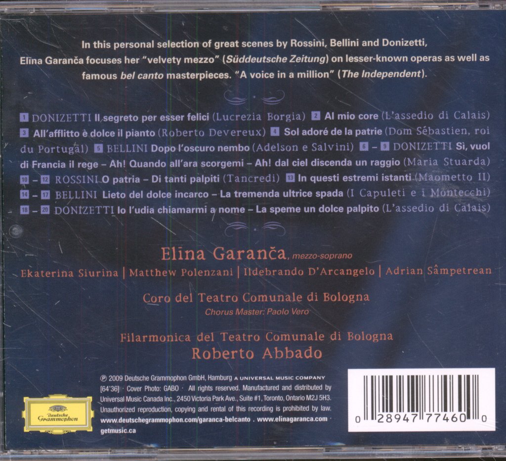 Elīna Garanča - Bel Canto - Cd