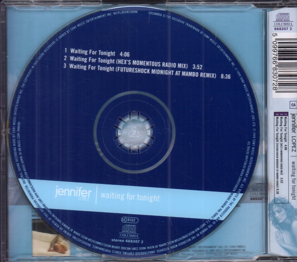 Jennifer Lopez - Waiting For Tonight - Cd