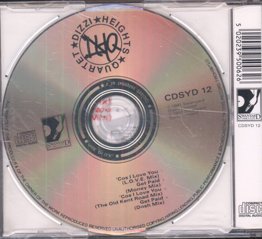 Dizzi Heights Quartet - Cos I Love You - Cd