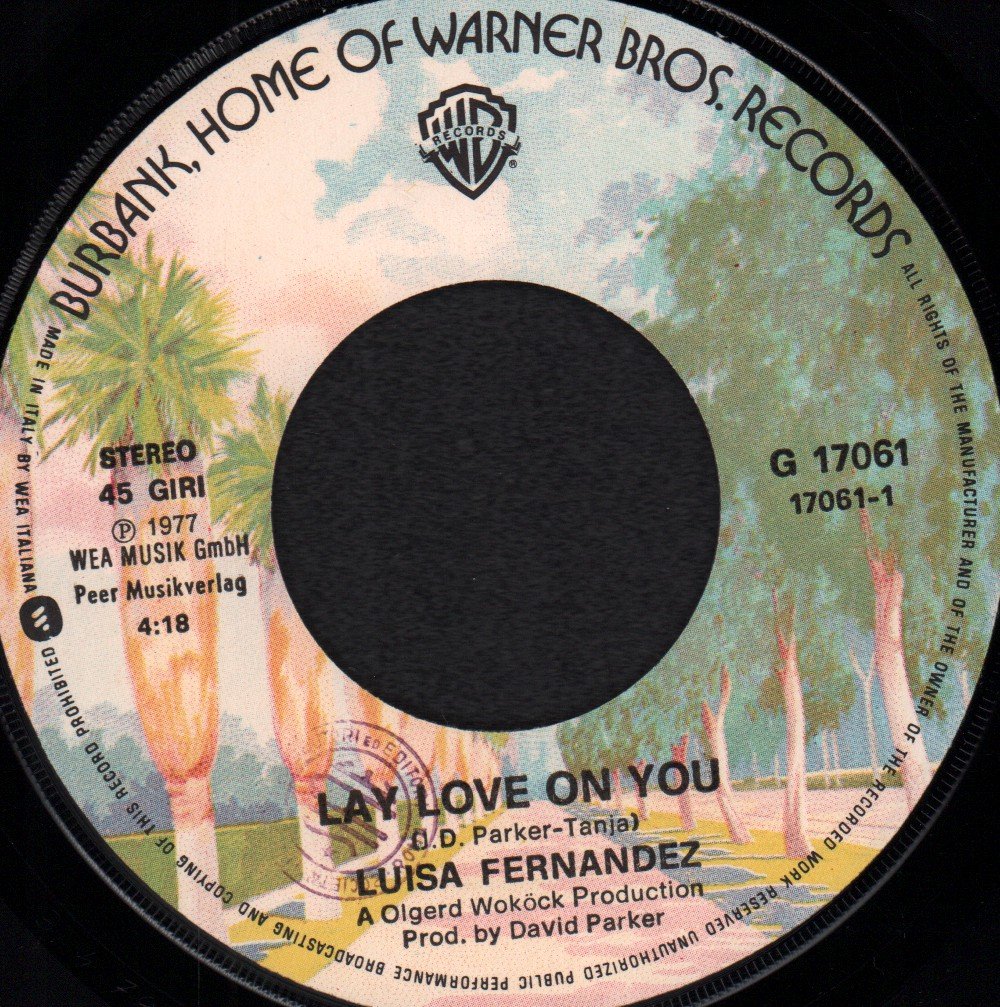 Luisa Fernandez - Lay Love On You - 7 Inch