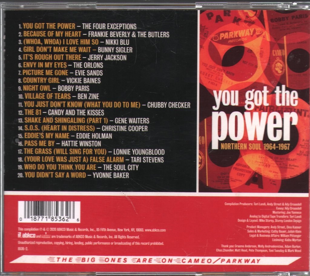 Various Artists - You Got The Power (Northern Soul 1964-1967) - Cd