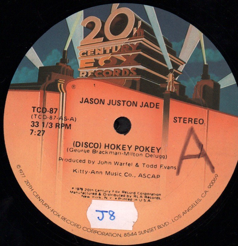 Jason Juston Jade - (Disco) Hokey Pokey - 12 Inch