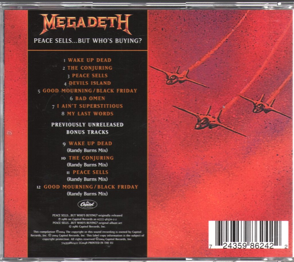 Megadeth - Peace Sells...but Who's Buying - Cd