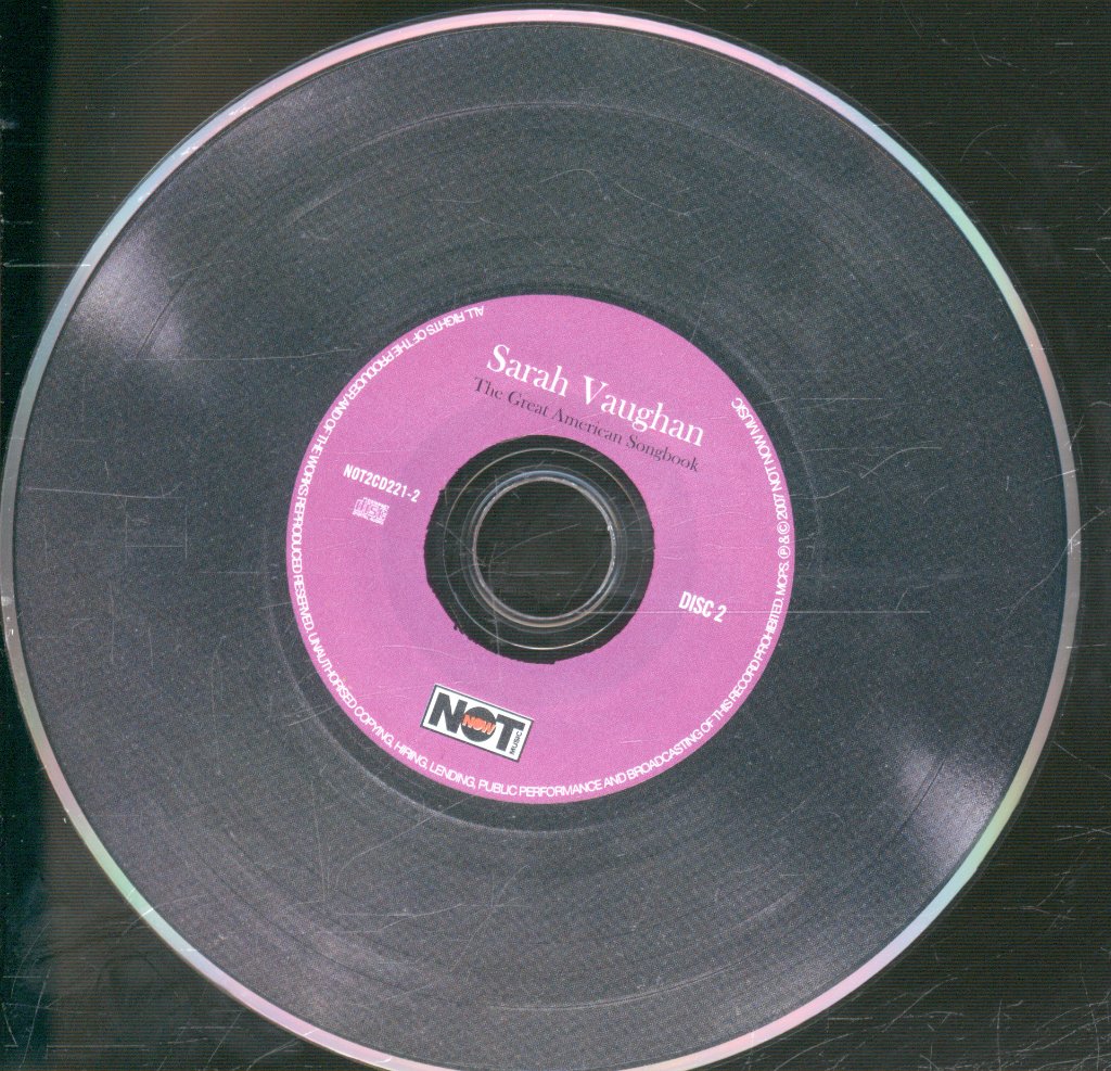 Sarah Vaughan - Great American Songbook - Double Cd