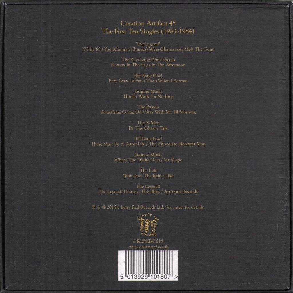 Various Artists - Creation Artifact 45 - The First Ten Singles (1983-1984) - 7 Inch Set