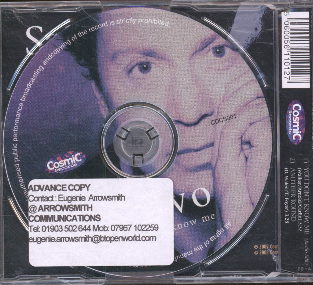 Salvo - You Don't Know Me - Cd