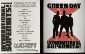 Green Day - International Superhits - Sticker